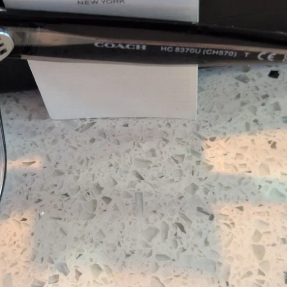 COACH Black Gradient Cat-Eye Sunglasses with Smoke Lenses - Picture 5 of 5